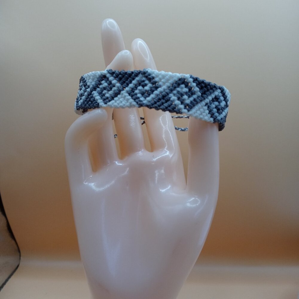 Multicolor Handwoven Macrame Thread Bracelet Desi… - image 7